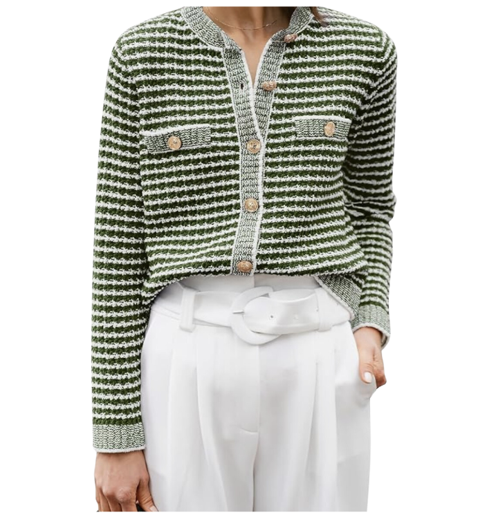Striped Lady Cardigan